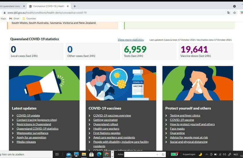 Covid situation in Queensland