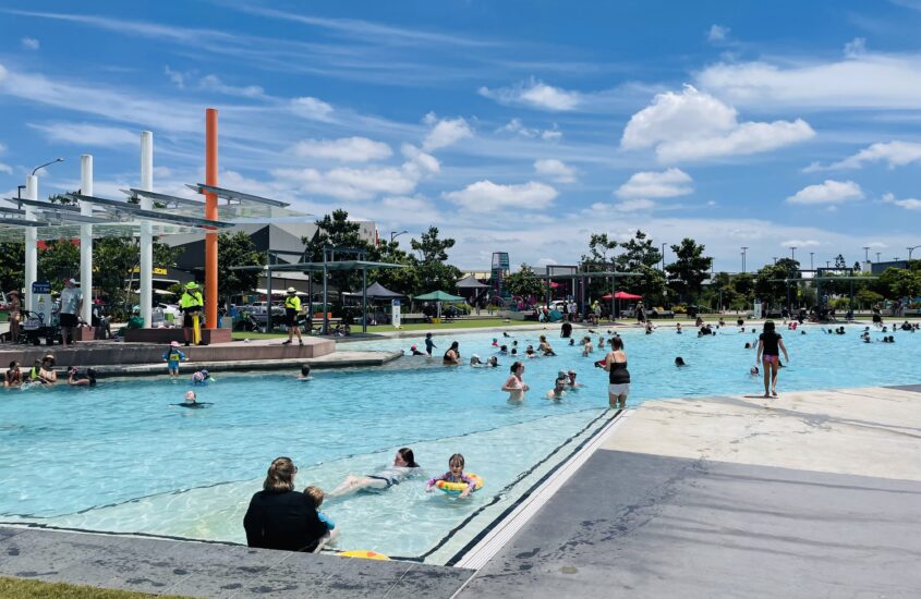 Free swimming at the Orion Lagoon